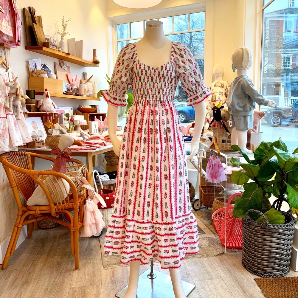 Pink City Prints Cindy Sweetheart Dress